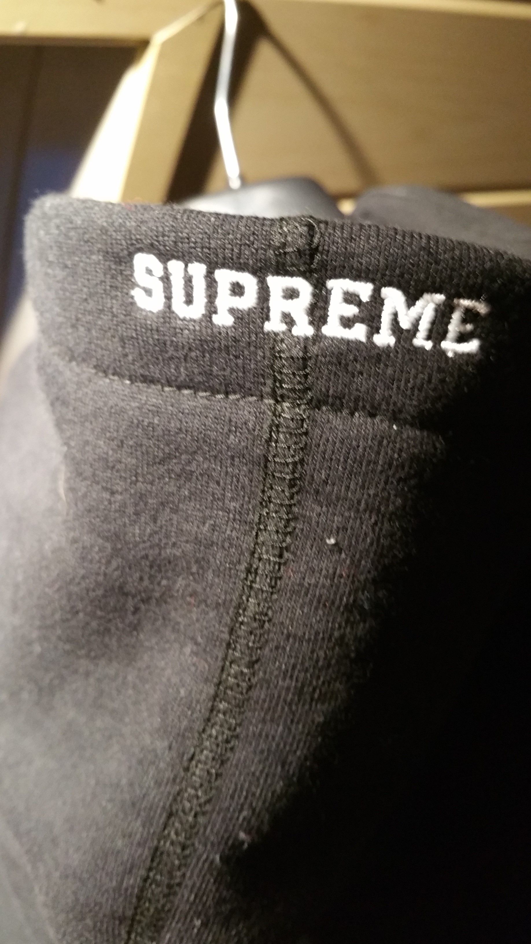 Supreme Supreme Menace Hooded Sweatshirt Black | Grailed