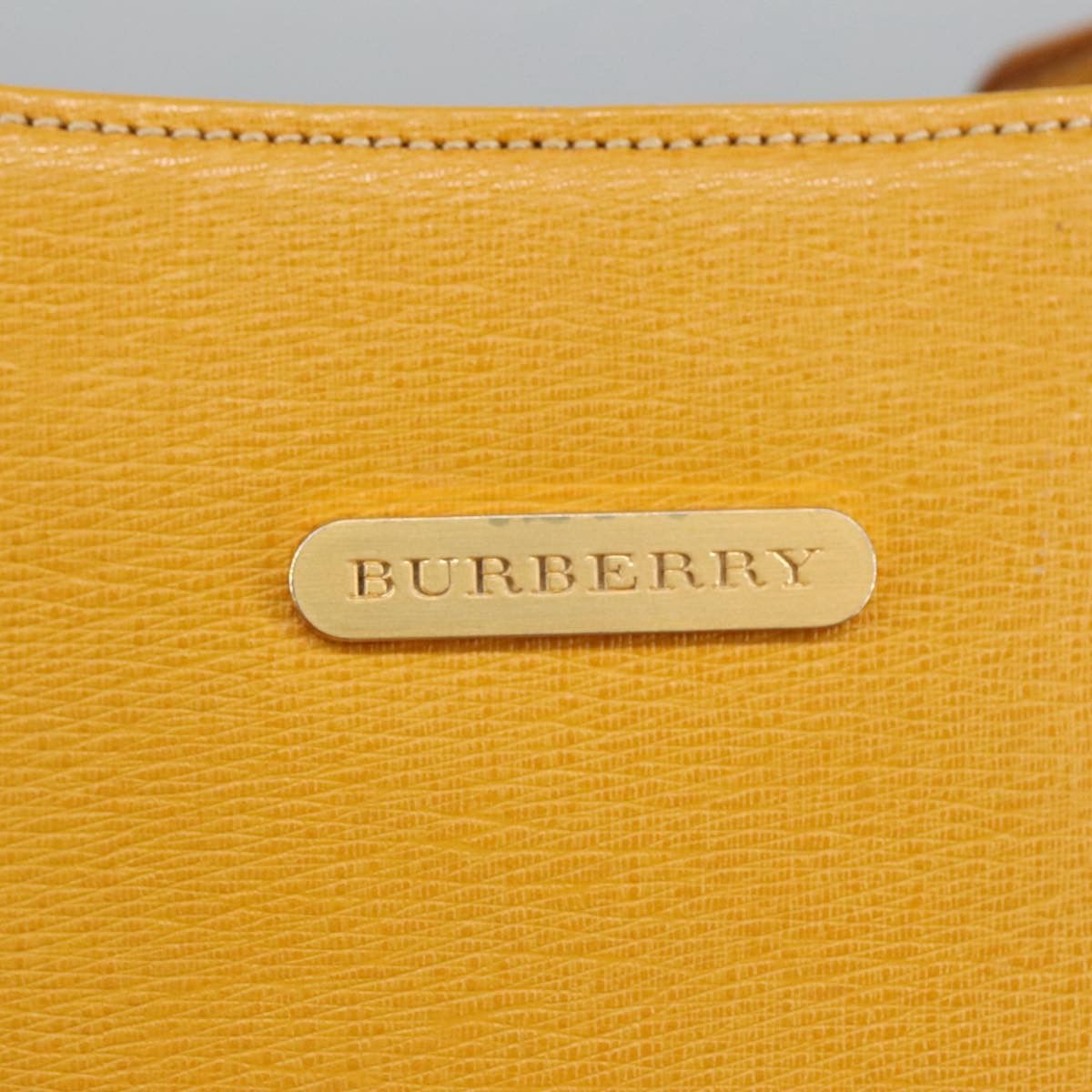 Burberry Yellow Leather Shoulder Bag (Pre-Owned) Size ONE SIZE - 13 Thumbnail