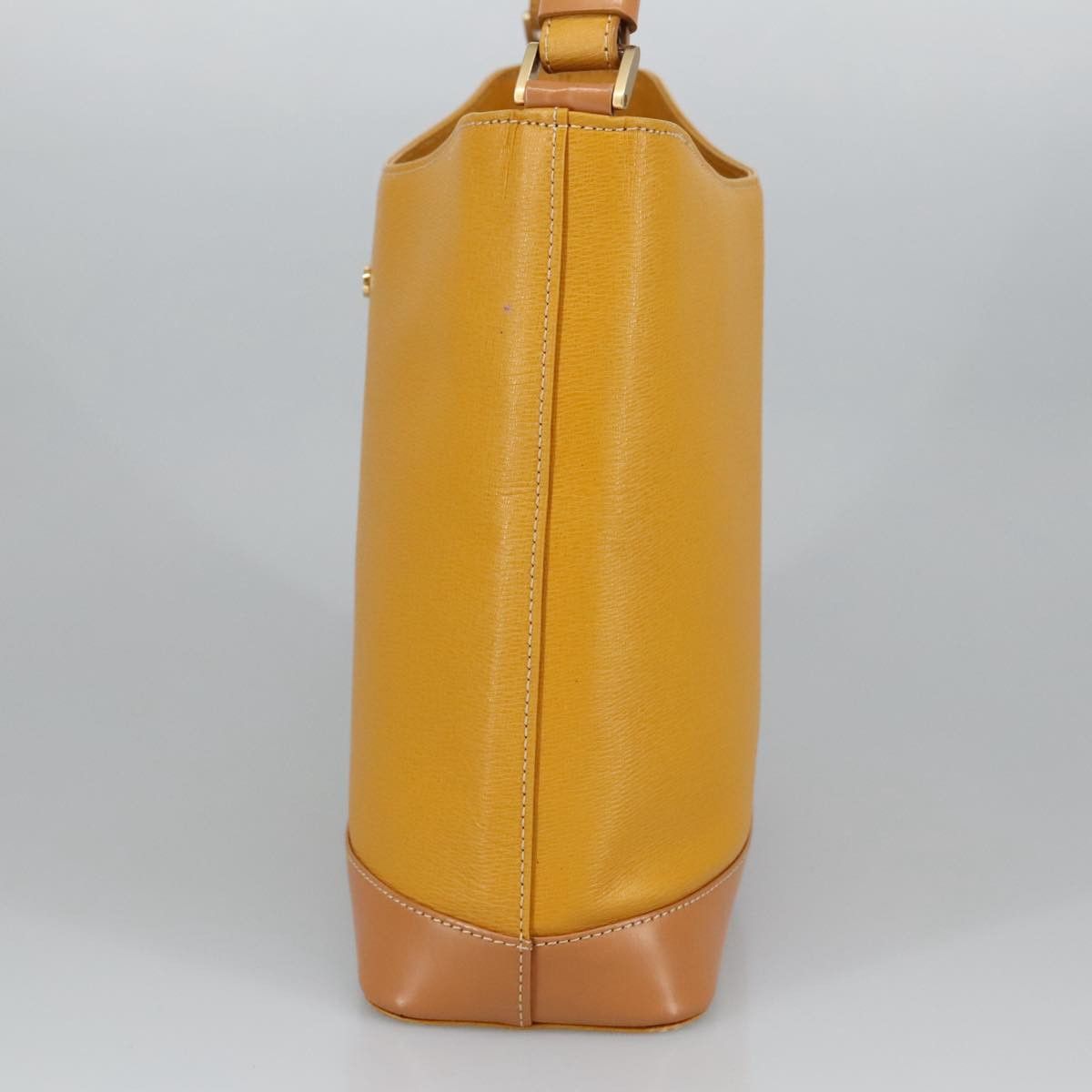 Burberry Yellow Leather Shoulder Bag (Pre-Owned) Size ONE SIZE - 4 Thumbnail