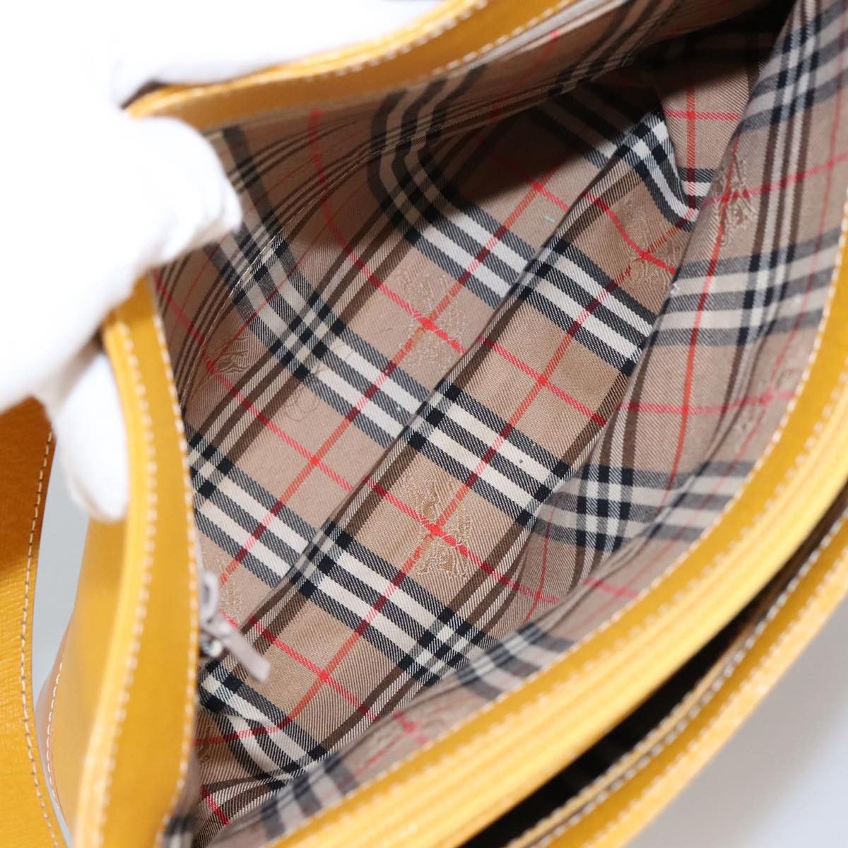 Burberry Yellow Leather Shoulder Bag (Pre-Owned) Size ONE SIZE - 12 Thumbnail