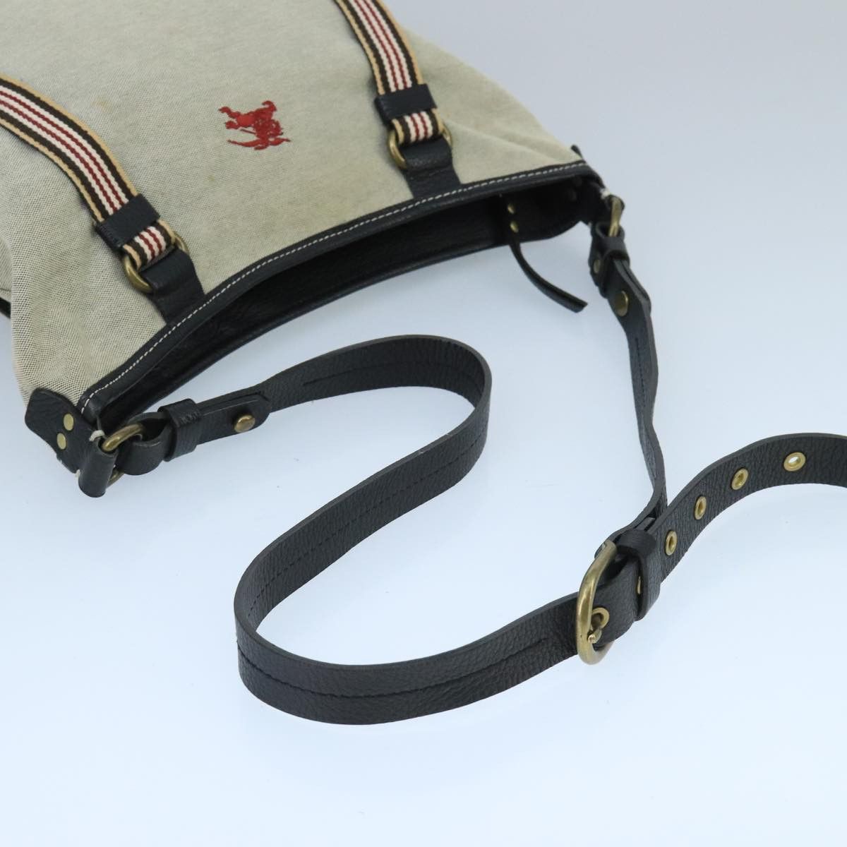 Burberry Blue Label Grey Canvas Shoulder Bag (Pre-Owned) Size ONE SIZE - 5 Thumbnail
