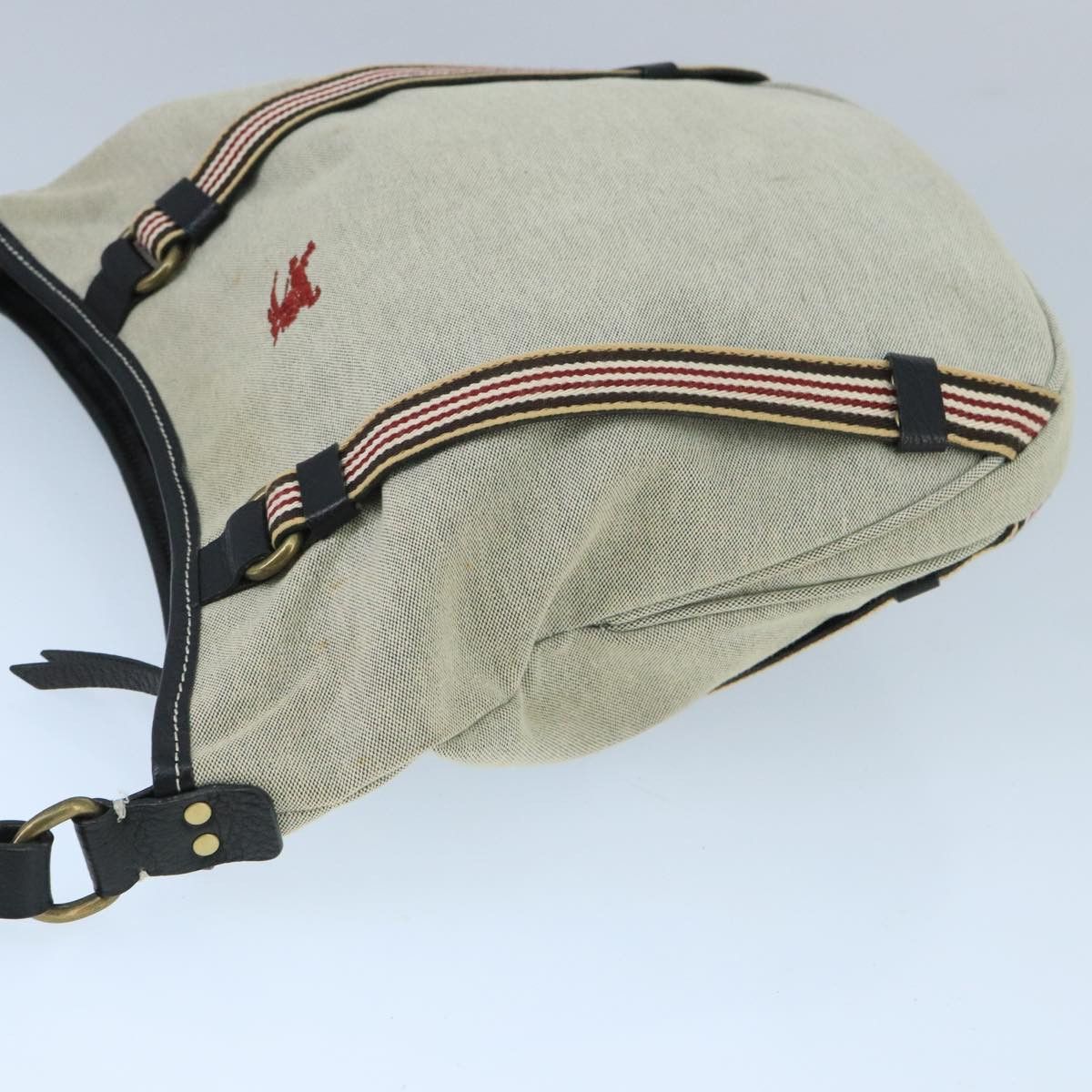 Burberry Blue Label Grey Canvas Shoulder Bag (Pre-Owned) Size ONE SIZE - 4 Thumbnail