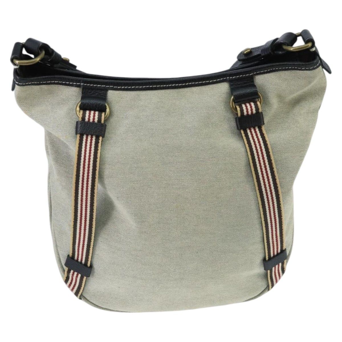 Burberry Blue Label Grey Canvas Shoulder Bag (Pre-Owned) Size ONE SIZE - 2 Thumbnail