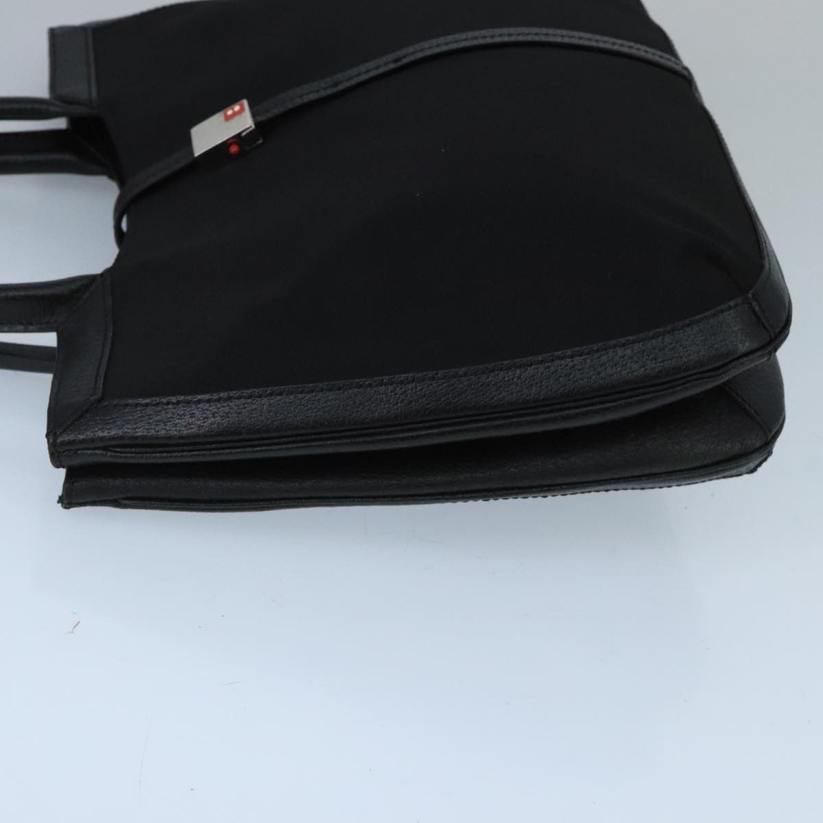 Bally Black Canvas Handbag (Pre-Owned) Size ONE SIZE - 4 Thumbnail