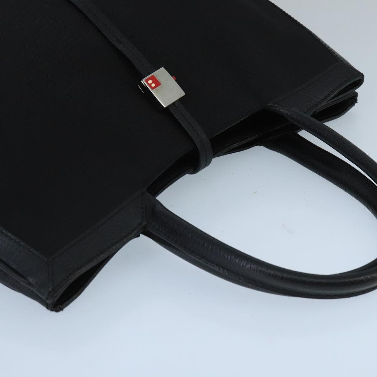 Bally Black Canvas Handbag (Pre-Owned) Size ONE SIZE - 16 Thumbnail