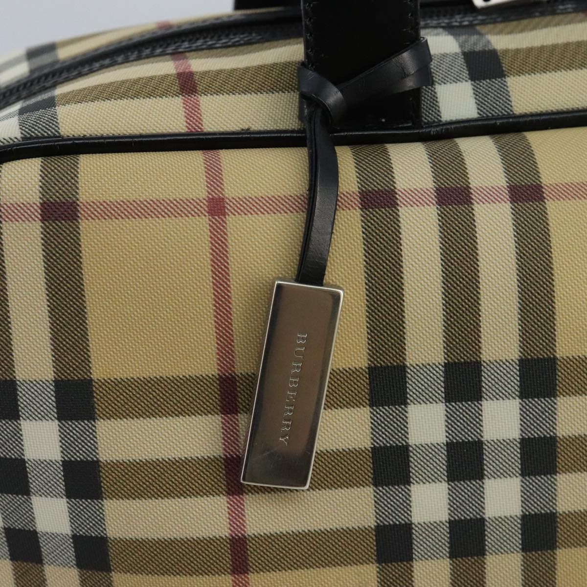Burberry Nova Check Beige Canvas Handbag (Pre-Owned) Size ONE SIZE - 18 Thumbnail