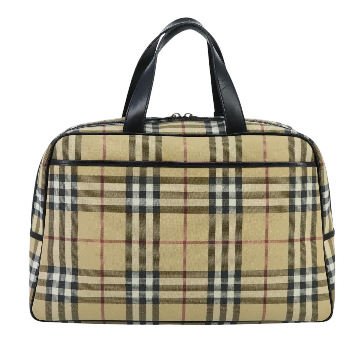 Burberry Nova Check Beige Canvas Handbag (Pre-Owned) Size ONE SIZE - 2 Thumbnail