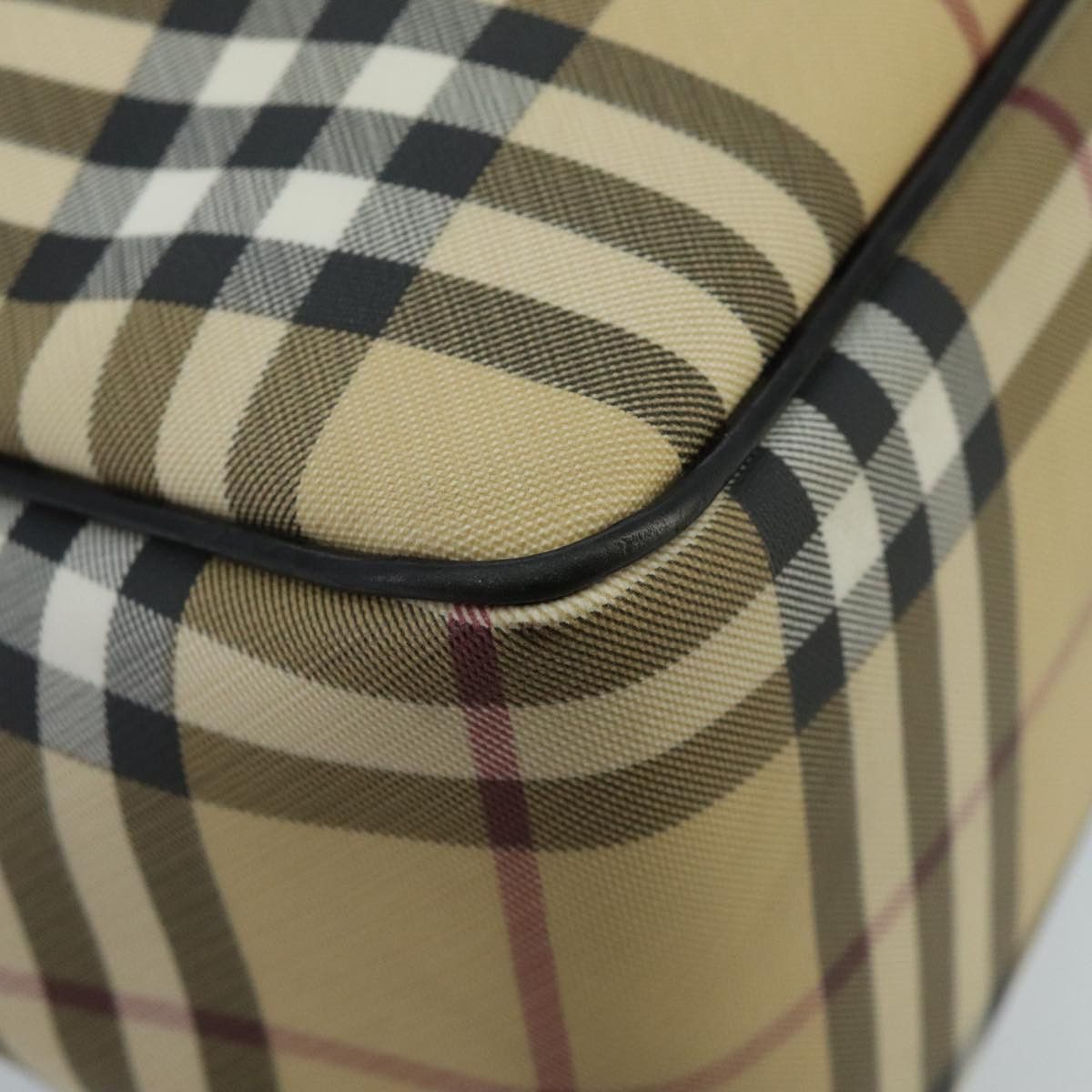 Burberry Nova Check Beige Canvas Handbag (Pre-Owned) Size ONE SIZE - 10 Thumbnail