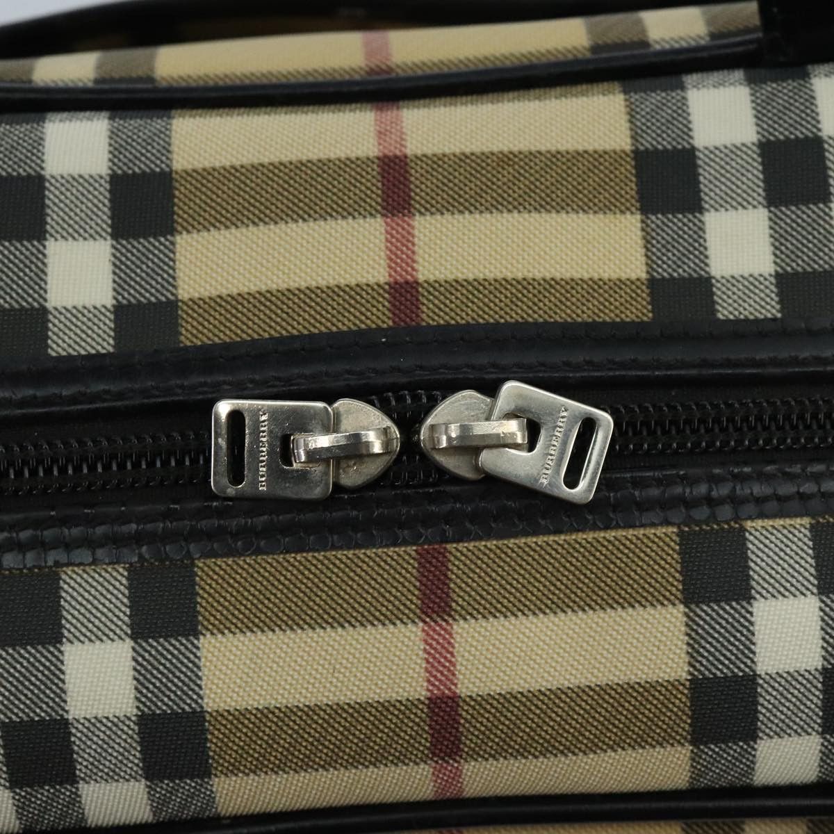 Burberry Nova Check Beige Canvas Handbag (Pre-Owned) Size ONE SIZE - 11 Thumbnail