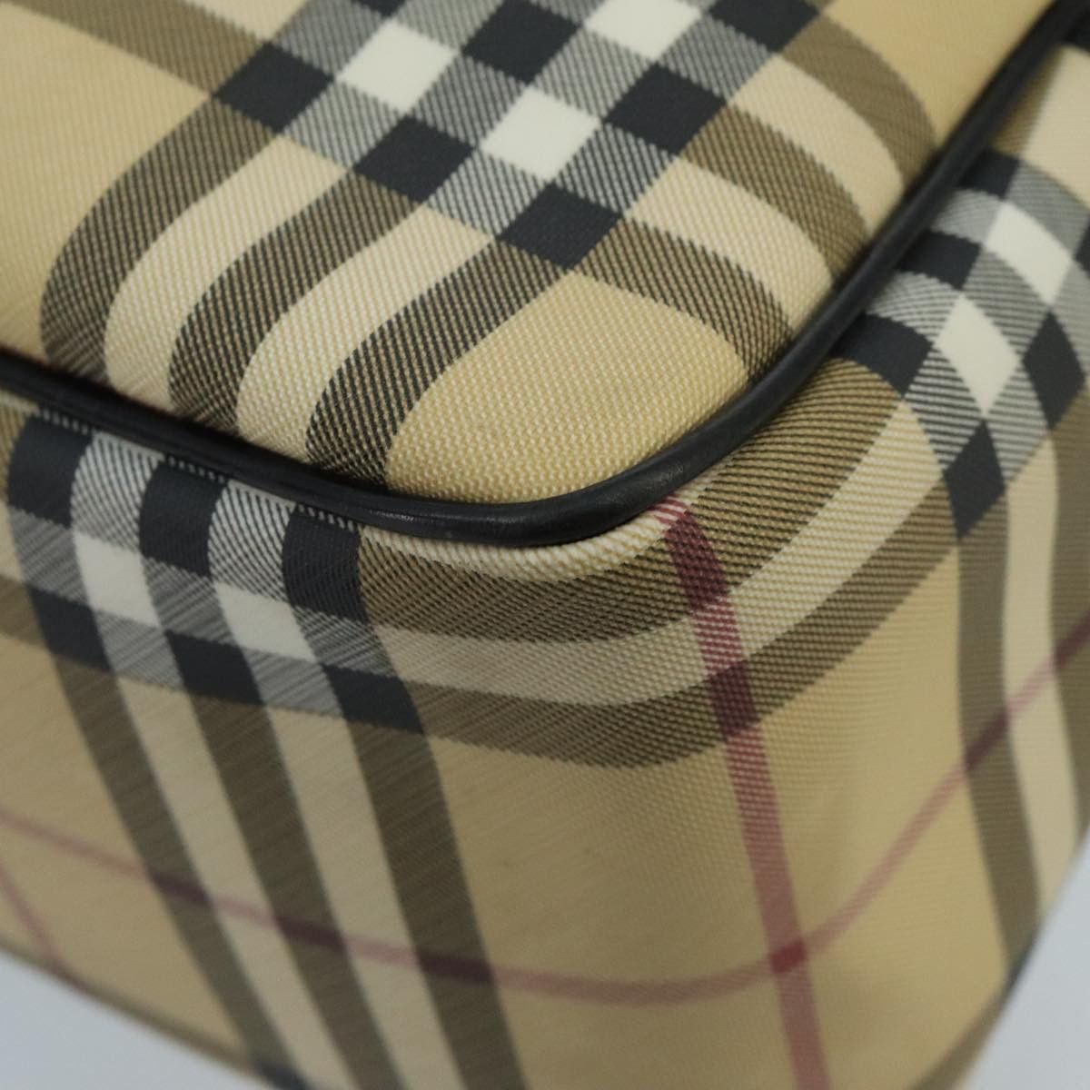 Burberry Nova Check Beige Canvas Handbag (Pre-Owned) Size ONE SIZE - 9 Thumbnail
