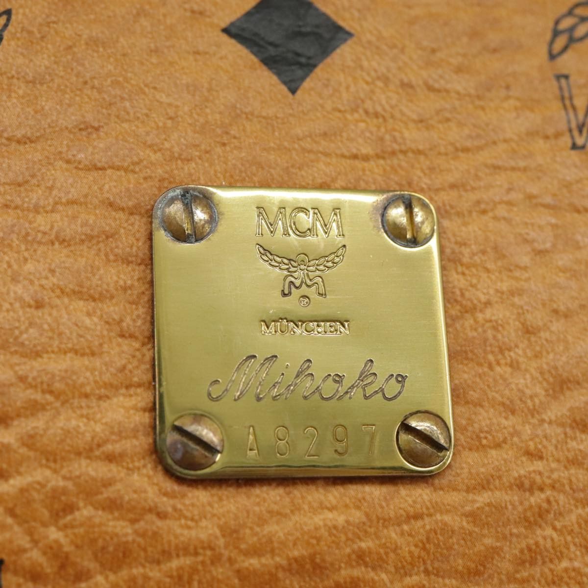 MCM Visetos Brown Canvas Handbag (Pre-Owned) Size ONE SIZE - 18 Thumbnail