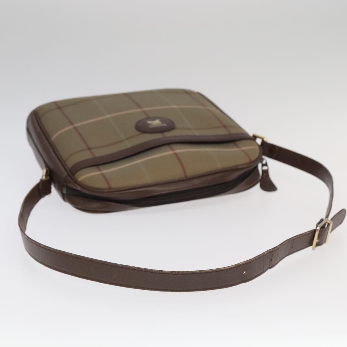Burberry Nova Check Beige Canvas Shoulder Bag (Pre-Owned) Size ONE SIZE - 5 Thumbnail