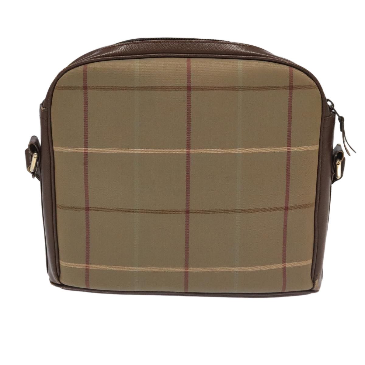 Burberry Nova Check Beige Canvas Shoulder Bag (Pre-Owned) Size ONE SIZE - 2 Thumbnail