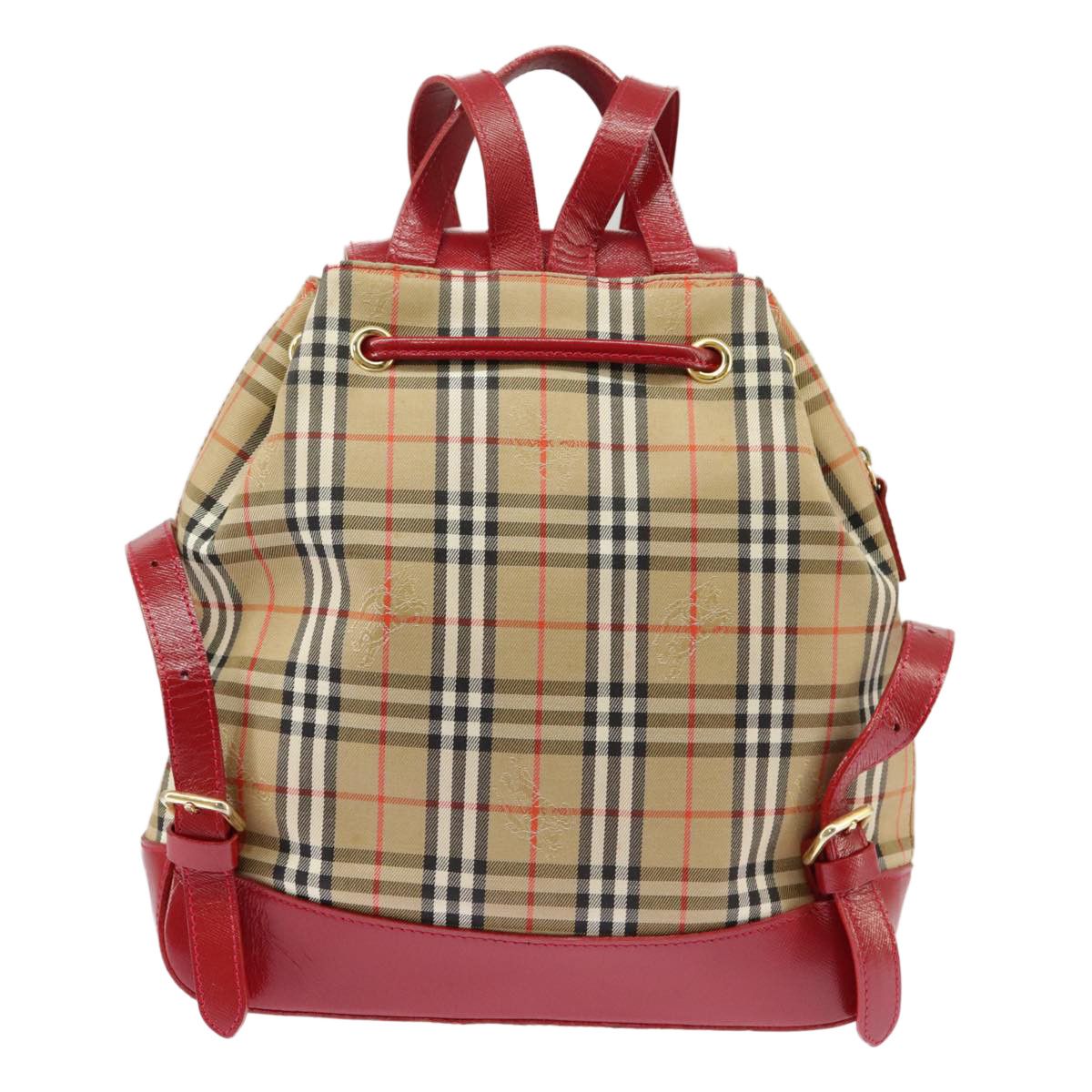 Burberry Nova Check Beige Canvas Backpack Bag (Pre-Owned) Size ONE SIZE - 2 Thumbnail