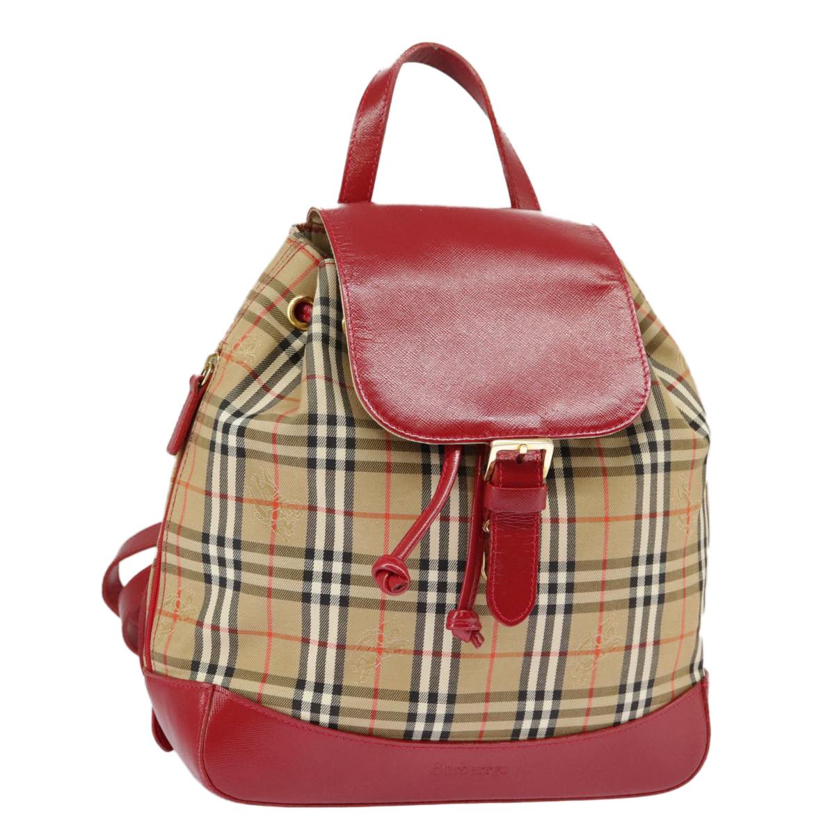 Burberry Nova Check Beige Canvas Backpack Bag (Pre-Owned) Size ONE SIZE - 20 Thumbnail