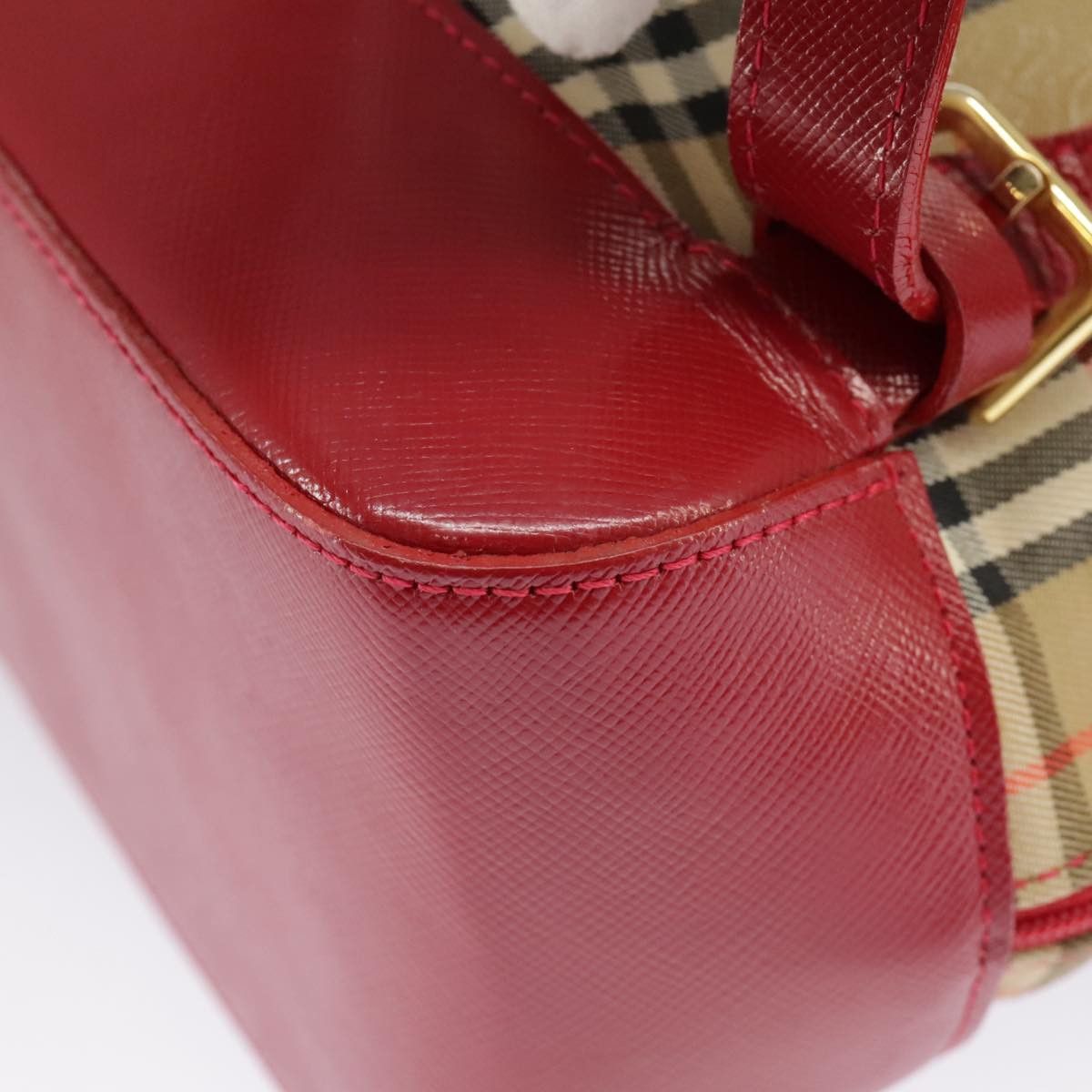 Burberry Nova Check Beige Canvas Backpack Bag (Pre-Owned) Size ONE SIZE - 10 Thumbnail