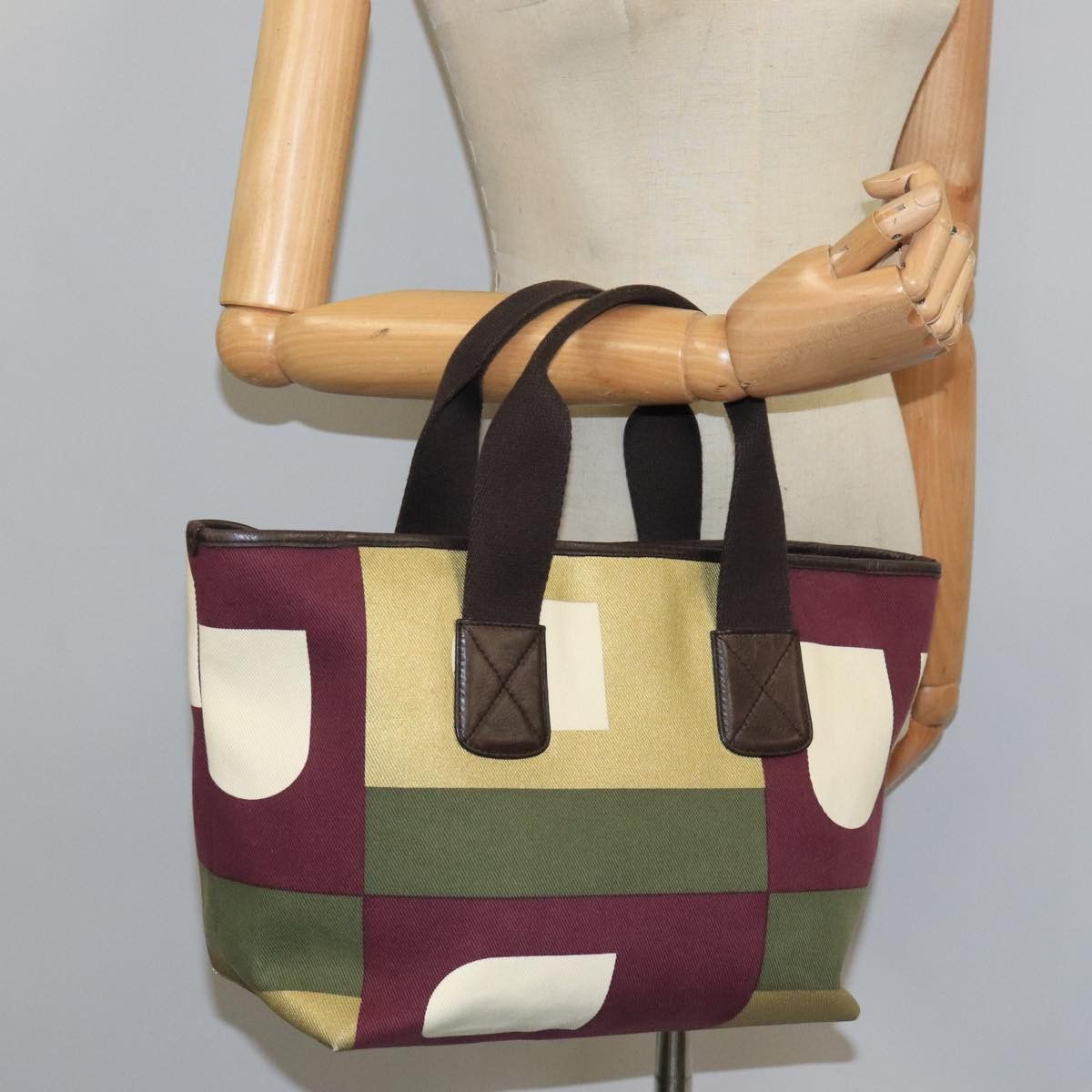 Bally Multicolour Canvas Handbag (Pre-Owned) Size ONE SIZE - 14 Thumbnail