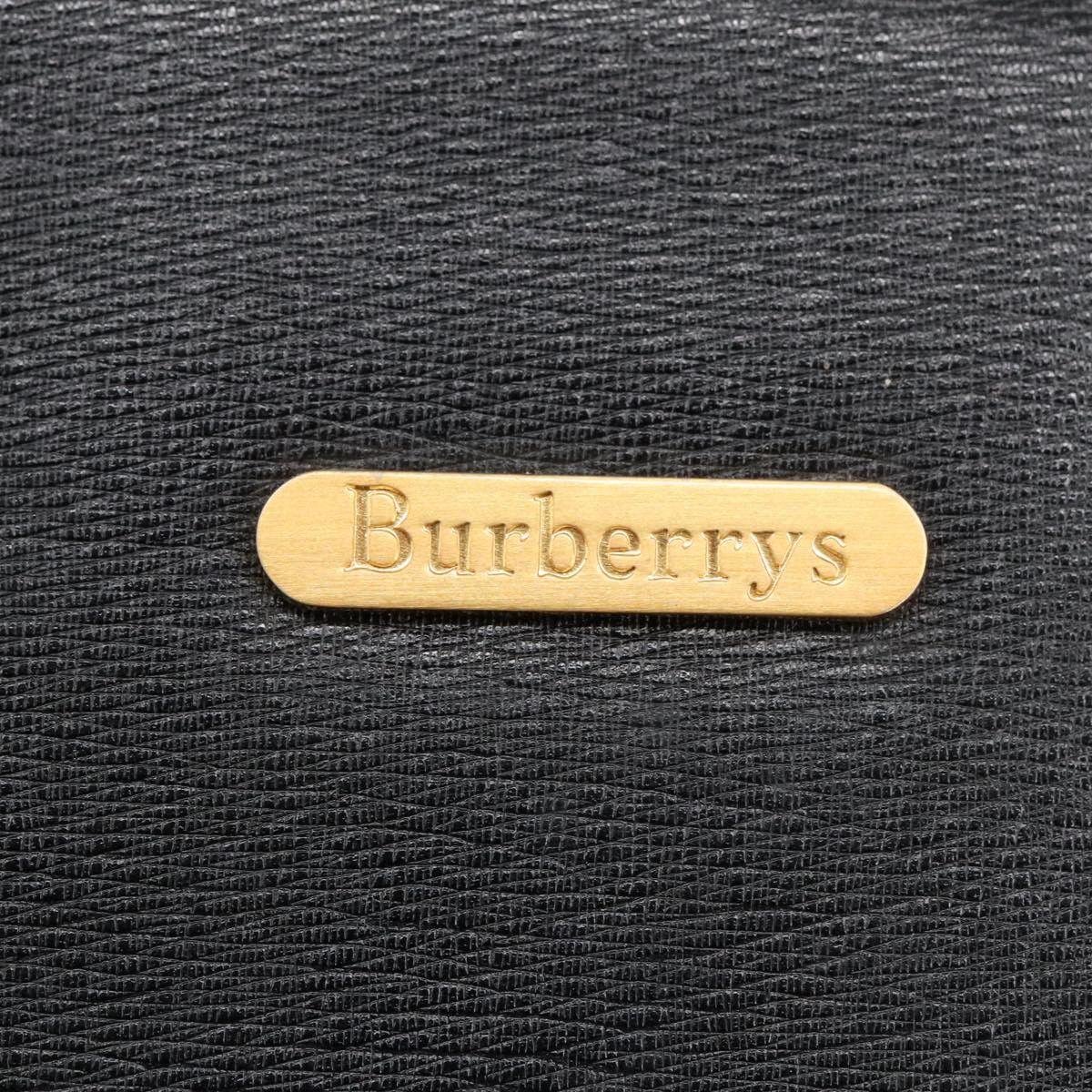 Burberry Black Leather Tote Bag (Pre-Owned) Size ONE SIZE - 13 Thumbnail
