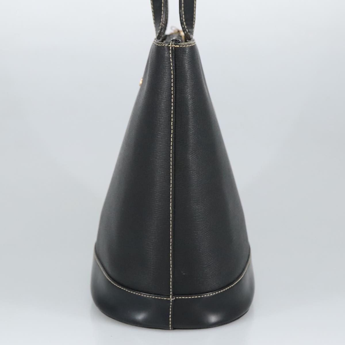 Burberry Black Leather Tote Bag (Pre-Owned) Size ONE SIZE - 4 Thumbnail
