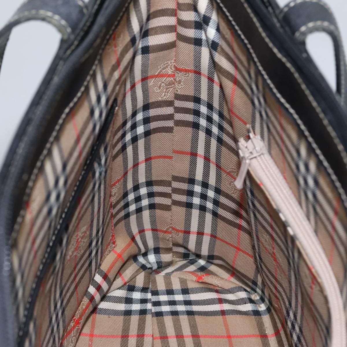 Burberry Black Leather Tote Bag (Pre-Owned) Size ONE SIZE - 18 Thumbnail