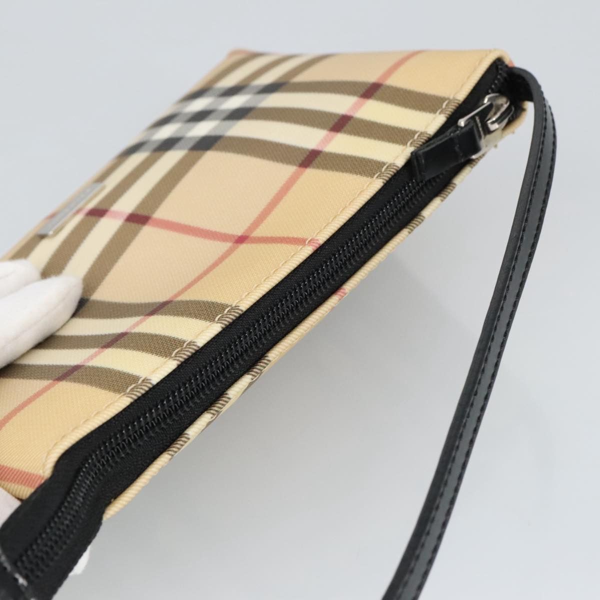 Burberry Nova Check Beige Canvas Handbag (Pre-Owned) Size ONE SIZE - 18 Thumbnail