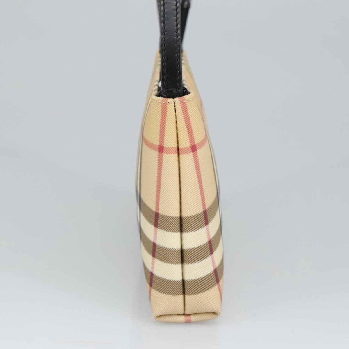 Burberry Nova Check Beige Canvas Handbag (Pre-Owned) Size ONE SIZE - 3 Thumbnail