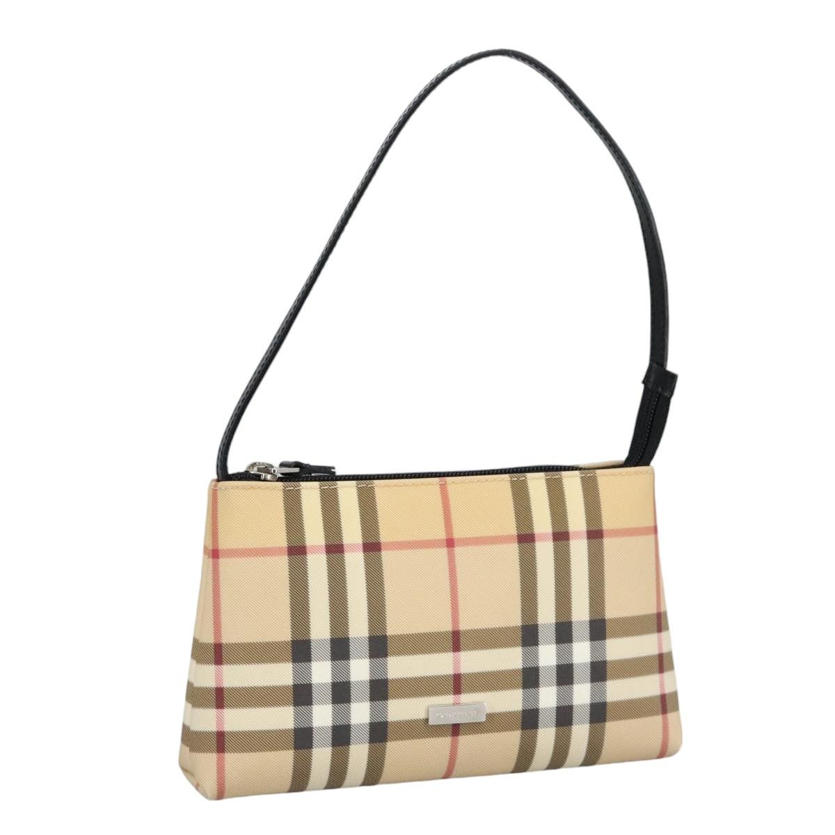 Burberry Nova Check Beige Canvas Handbag (Pre-Owned) Size ONE SIZE - 19 Thumbnail