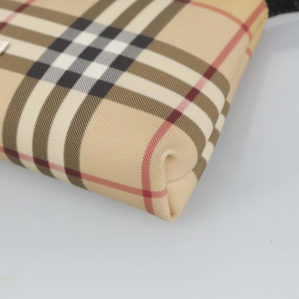 Burberry Nova Check Beige Canvas Handbag (Pre-Owned) Size ONE SIZE - 9 Thumbnail