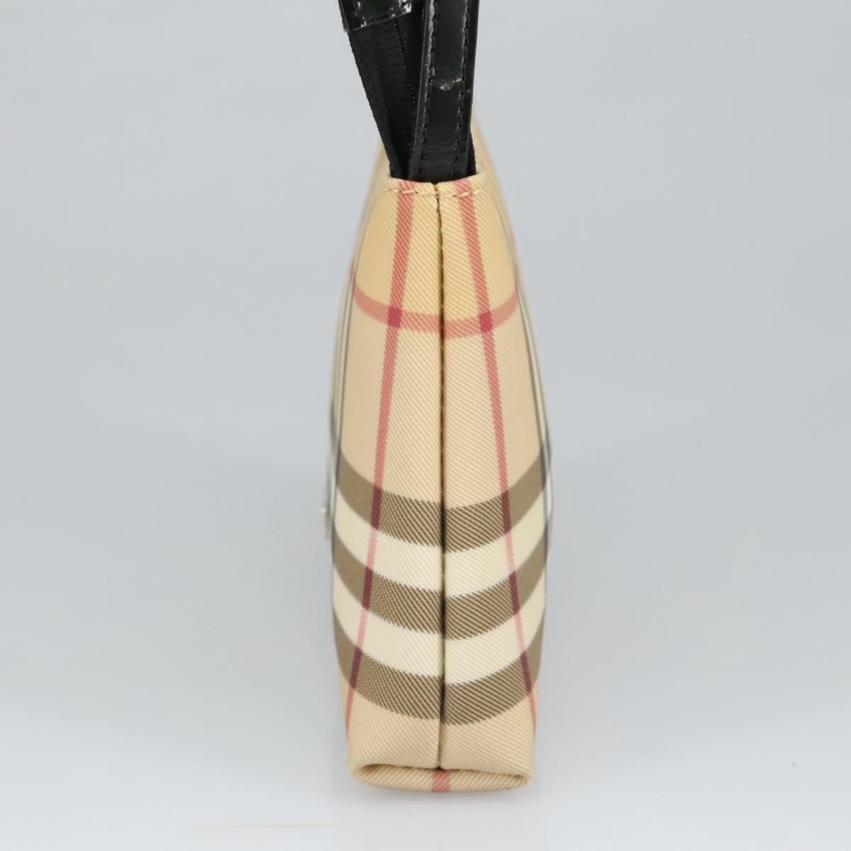 Burberry Nova Check Beige Canvas Handbag (Pre-Owned) Size ONE SIZE - 4 Thumbnail
