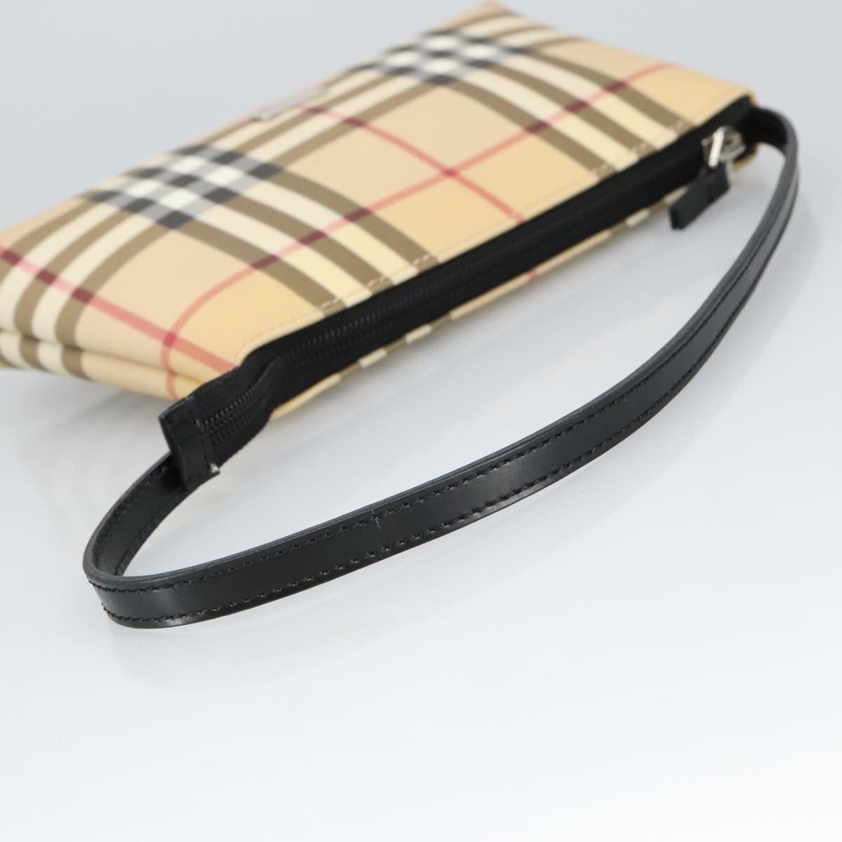 Burberry Nova Check Beige Canvas Handbag (Pre-Owned) Size ONE SIZE - 5 Thumbnail