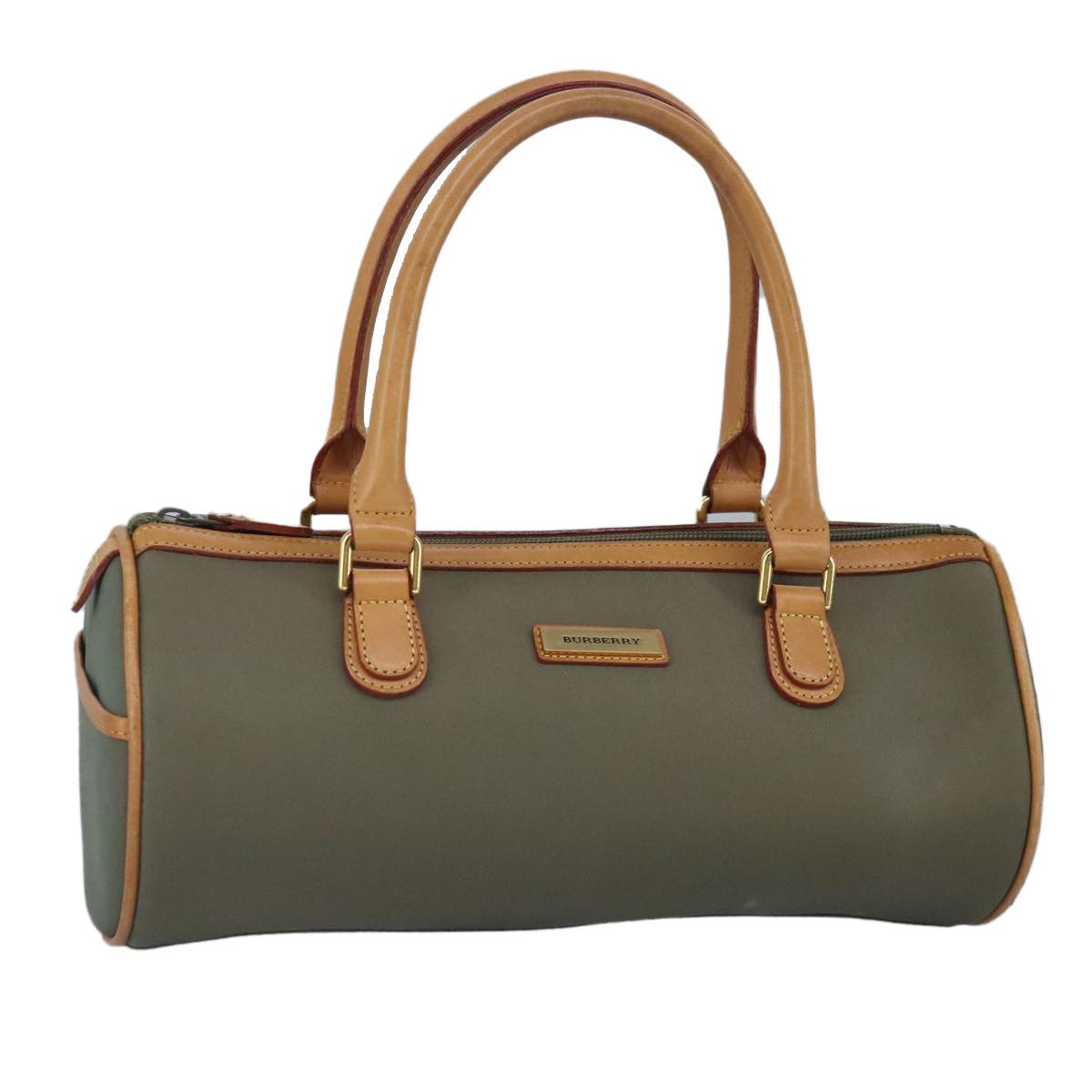 Burberry Khaki Synthetic Handbag (Pre-Owned) Size ONE SIZE - 15 Thumbnail