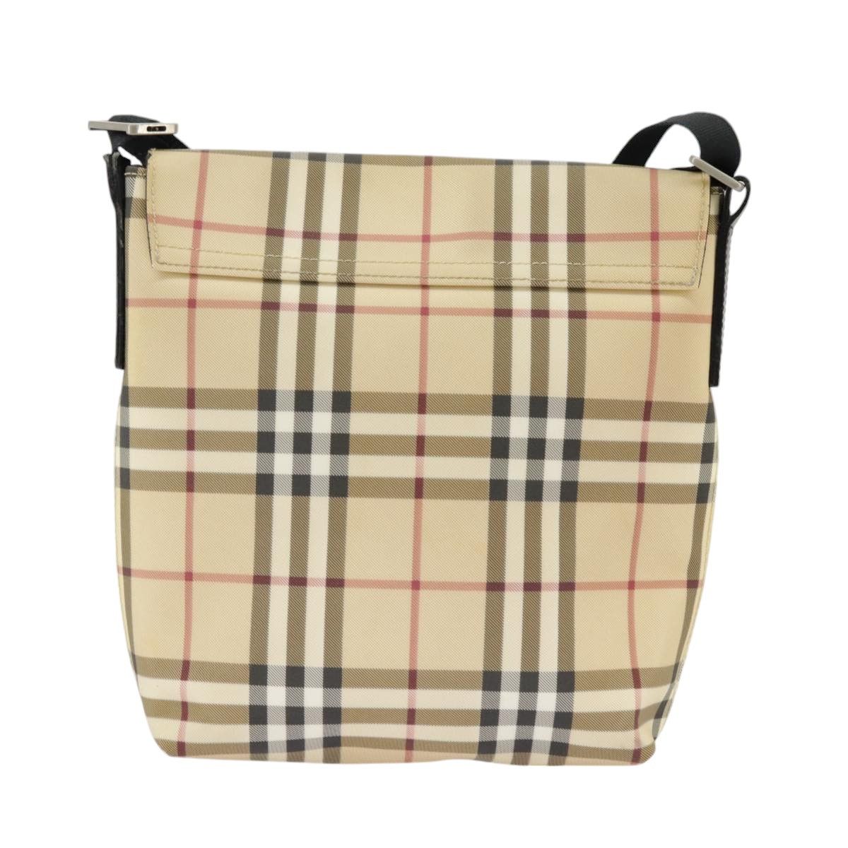 Burberry Nova Check Beige Canvas Shoulder Bag (Pre-Owned) Size ONE SIZE - 2 Thumbnail