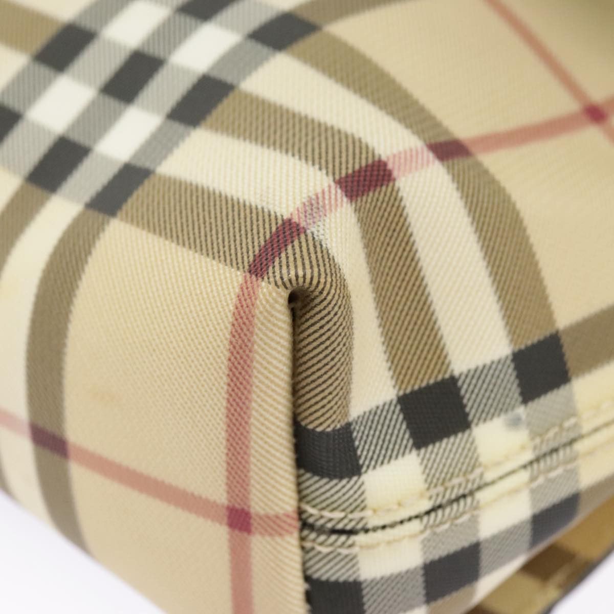 Burberry Nova Check Beige Canvas Shoulder Bag (Pre-Owned) Size ONE SIZE - 10 Thumbnail