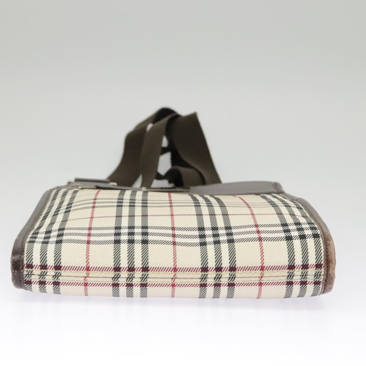 Burberry Nova Check Beige Canvas Shoulder Bag (Pre-Owned) Size ONE SIZE - 20 Thumbnail