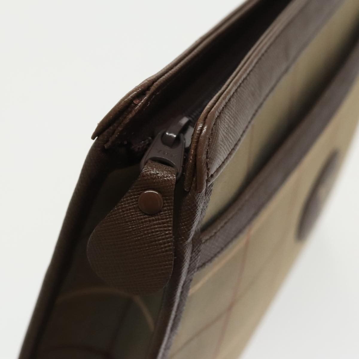 Burberry Brown Canvas Clutch Bag (Pre-Owned) Size ONE SIZE - 10 Thumbnail