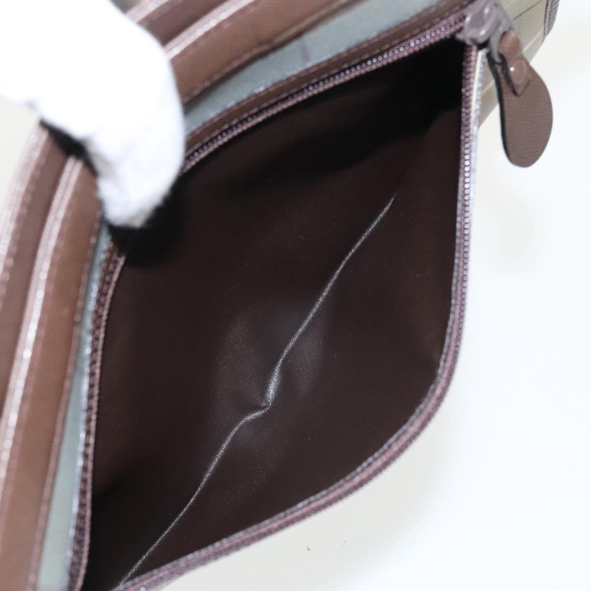 Burberry Brown Canvas Clutch Bag (Pre-Owned) Size ONE SIZE - 19 Thumbnail