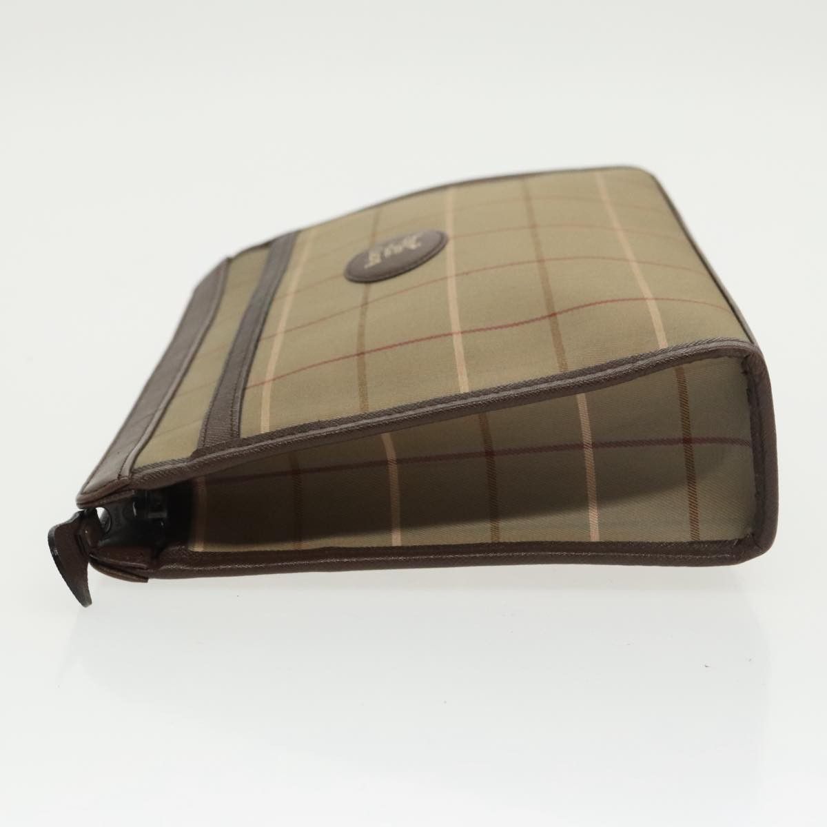Burberry Brown Canvas Clutch Bag (Pre-Owned) Size ONE SIZE - 4 Thumbnail