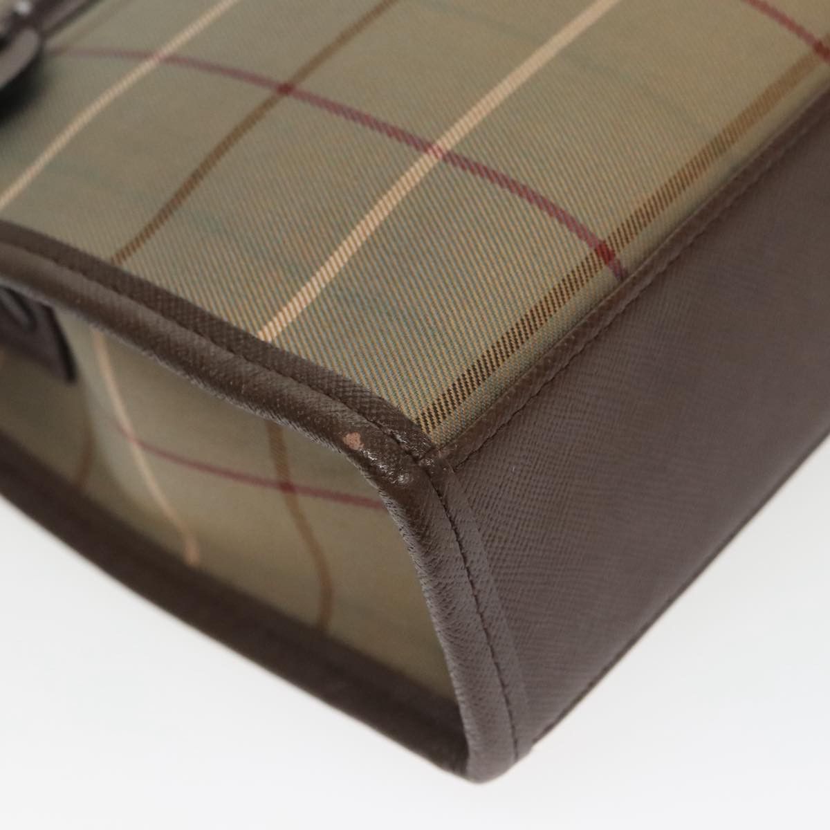 Burberry Brown Canvas Clutch Bag (Pre-Owned) Size ONE SIZE - 6 Thumbnail