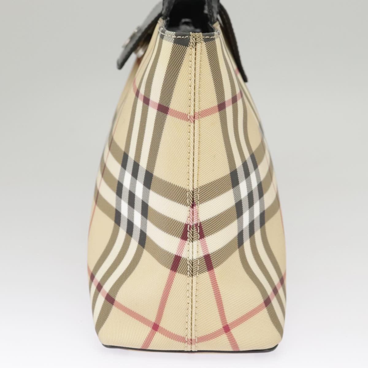 Burberry Nova Check Beige Canvas Handbag (Pre-Owned) Size ONE SIZE - 3 Thumbnail