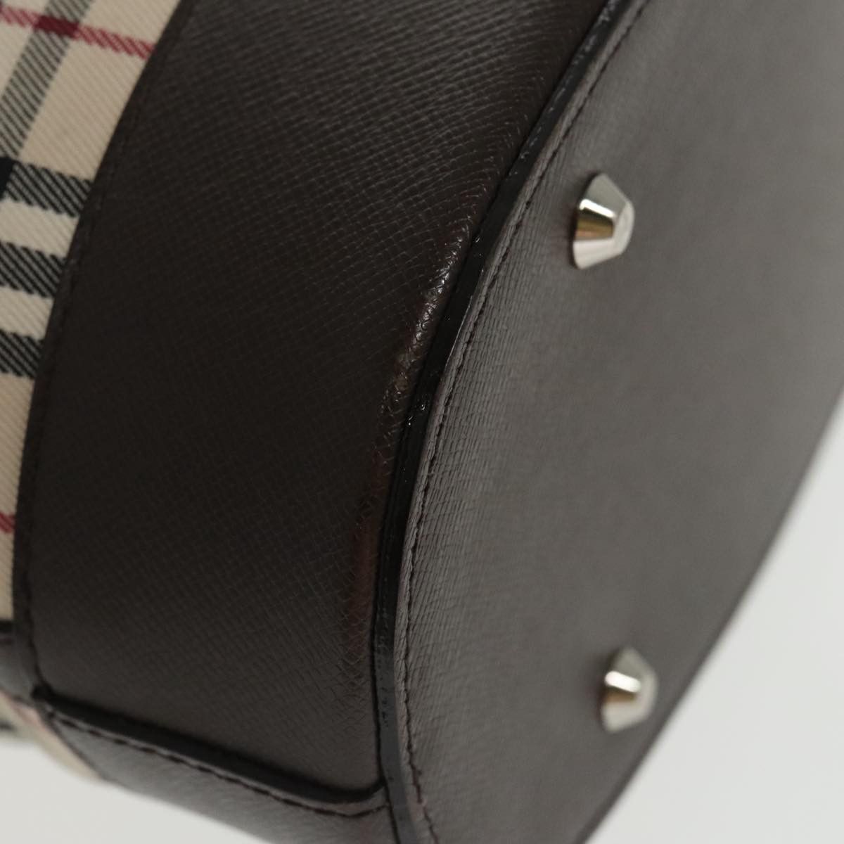 Burberry Nova Check Beige Canvas Tote Bag (Pre-Owned) Size ONE SIZE - 9 Thumbnail