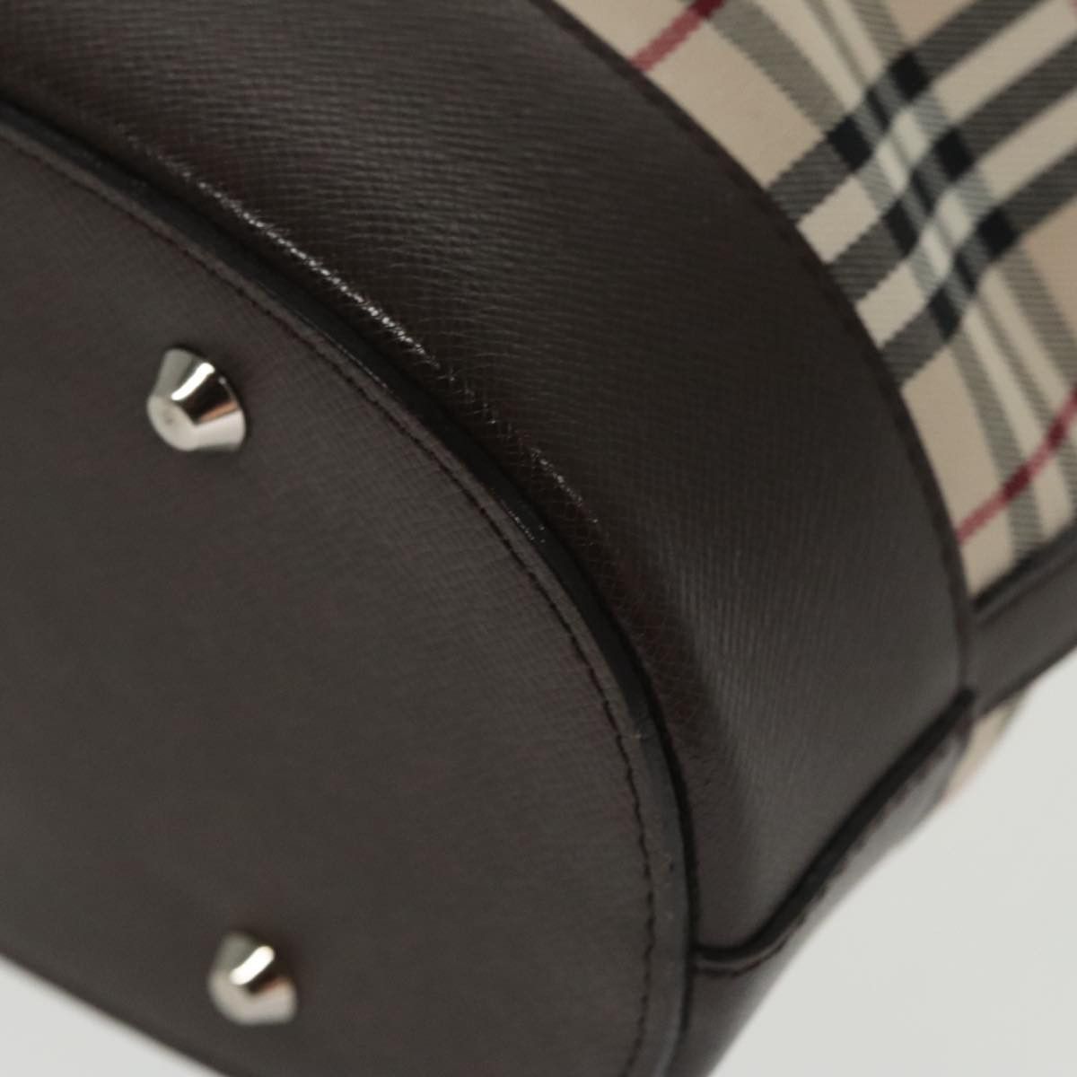 Burberry Nova Check Beige Canvas Tote Bag (Pre-Owned) Size ONE SIZE - 10 Thumbnail
