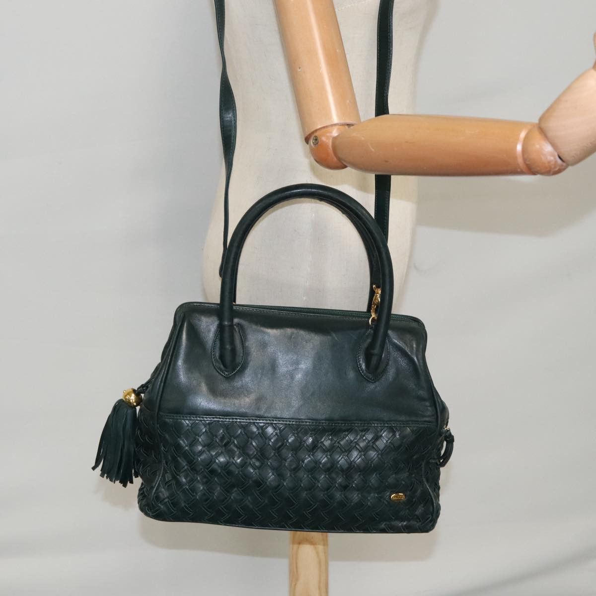 Bally Green Leather Handbag (Pre-Owned) Size ONE SIZE - 20 Thumbnail