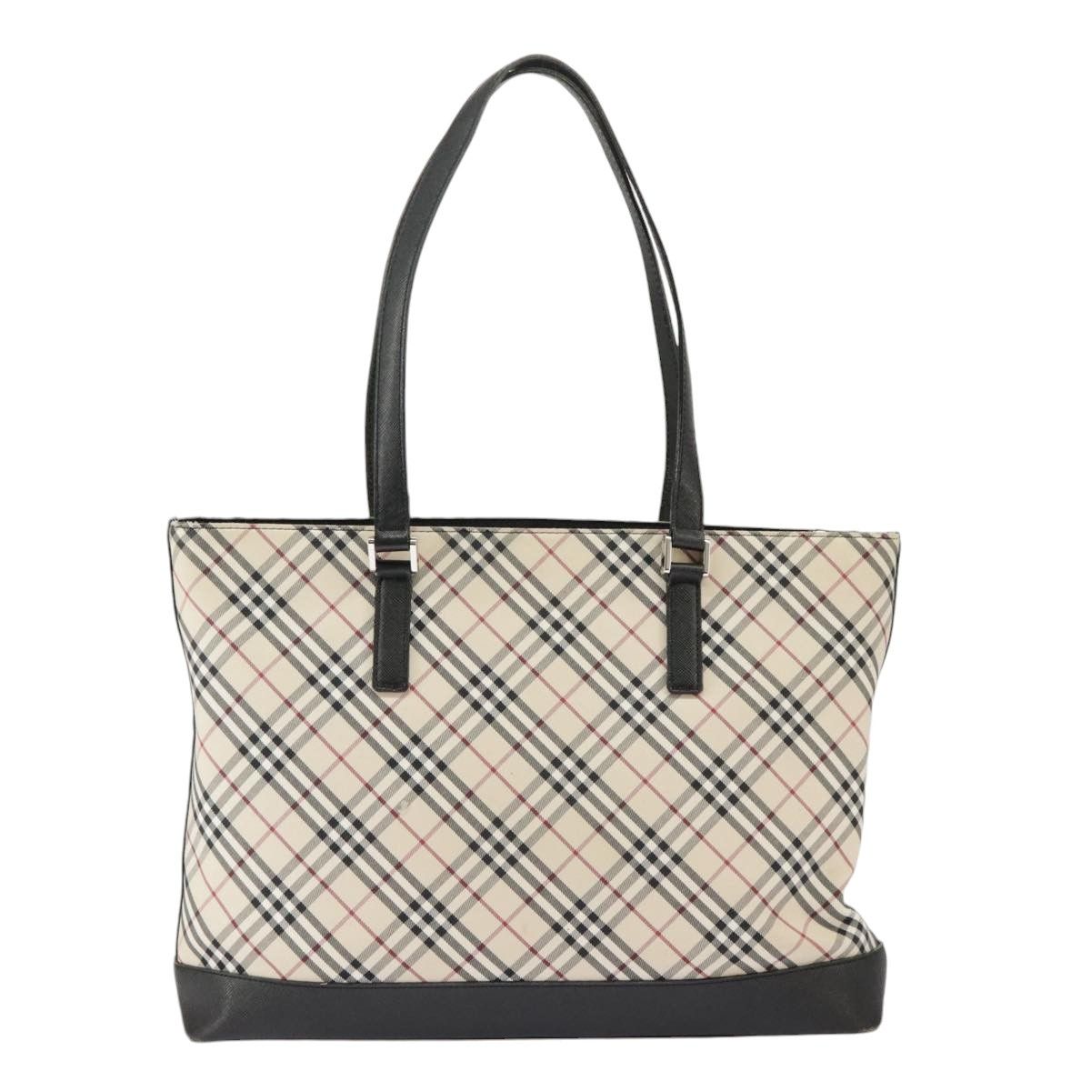Burberry Nova Check Beige Canvas Tote Bag (Pre-Owned) Size ONE SIZE - 2 Thumbnail