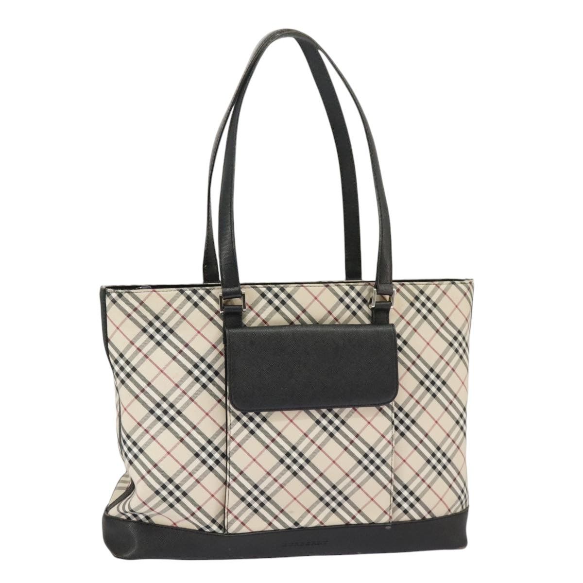 Burberry Nova Check Beige Canvas Tote Bag (Pre-Owned) Size ONE SIZE - 20 Thumbnail