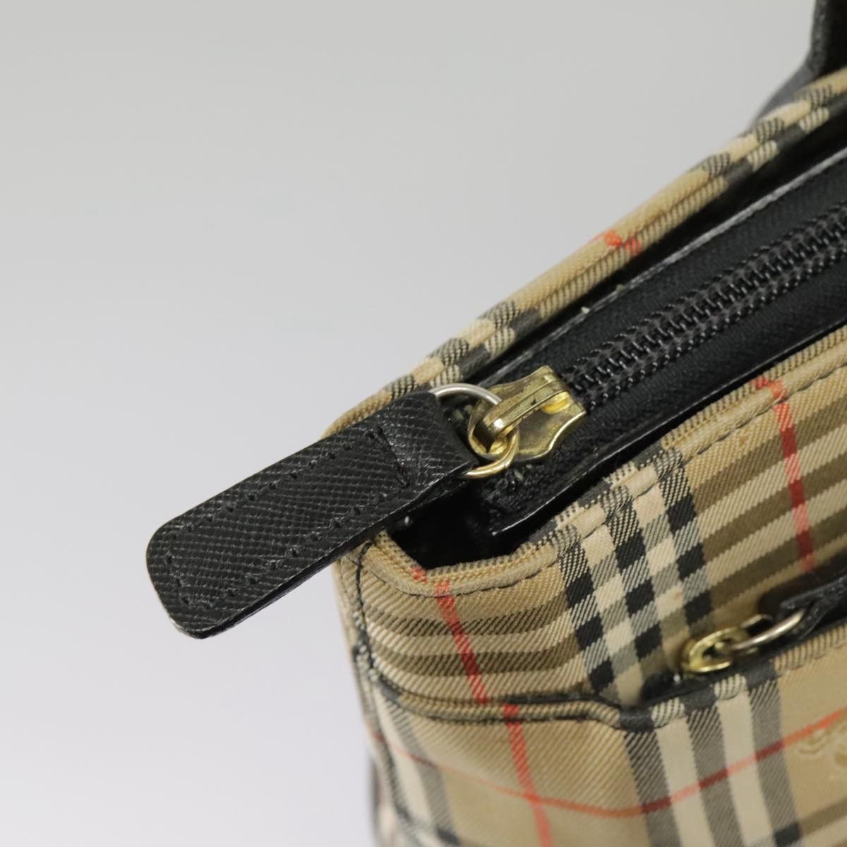 Burberry Nova Check Beige Canvas Handbag (Pre-Owned) Size ONE SIZE - 12 Thumbnail