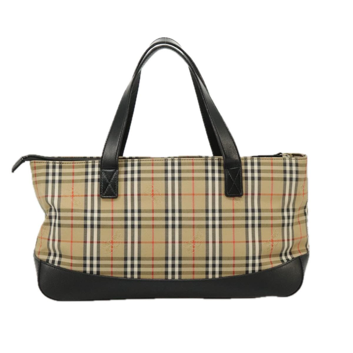 Burberry Nova Check Beige Canvas Handbag (Pre-Owned) Size ONE SIZE - 2 Thumbnail