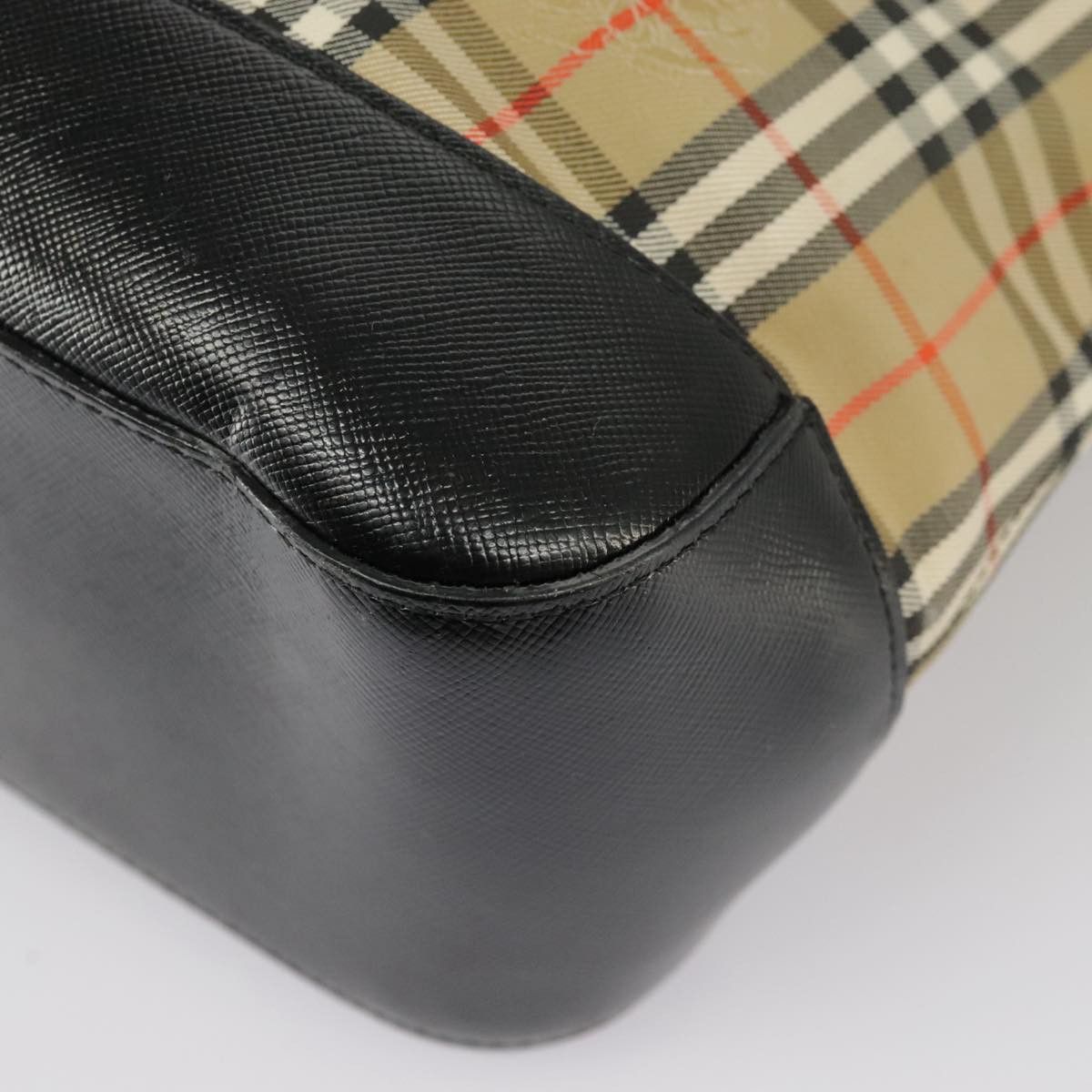 Burberry Nova Check Beige Canvas Handbag (Pre-Owned) Size ONE SIZE - 10 Thumbnail