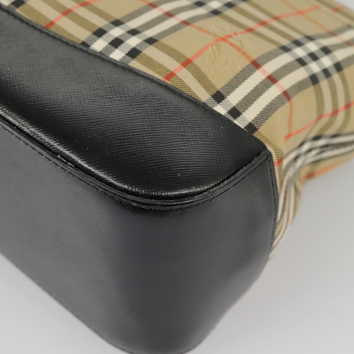 Burberry Nova Check Beige Canvas Handbag (Pre-Owned) Size ONE SIZE - 8 Thumbnail