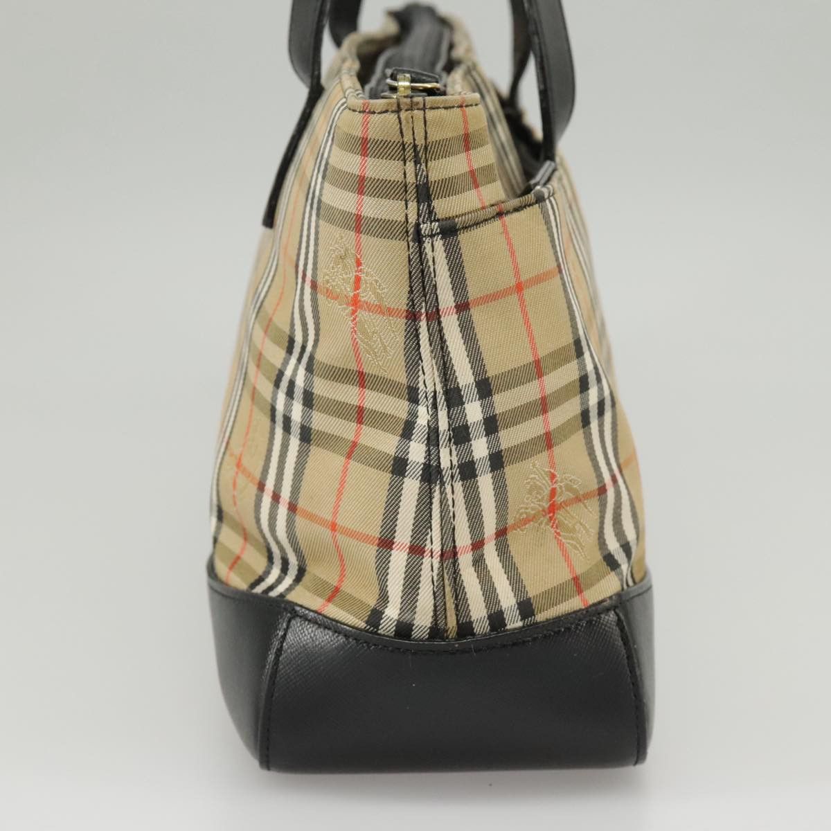 Burberry Nova Check Beige Canvas Handbag (Pre-Owned) Size ONE SIZE - 3 Thumbnail