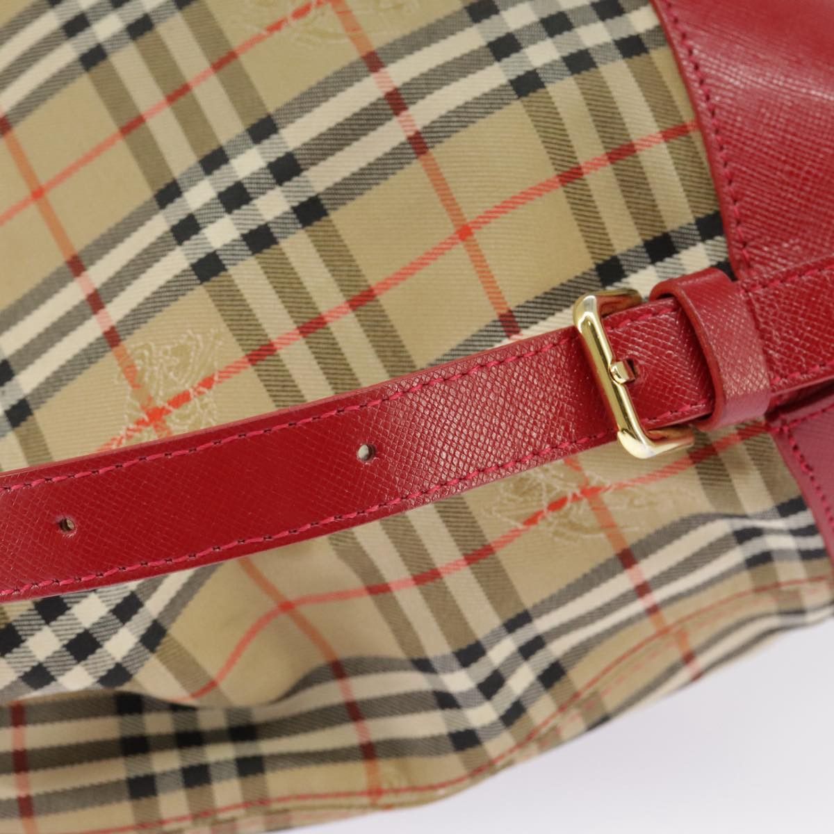 Burberry Nova Check Beige Canvas Backpack Bag (Pre-Owned) Size ONE SIZE - 13 Thumbnail